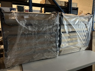 2x Luxe opklapbed/vouwbed met matras