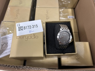 82x Dameshorloge met metalen schakelketting Berydale, BD702-2