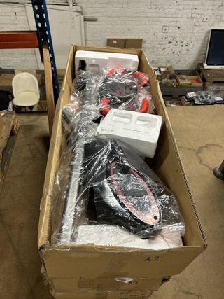 3x Hometrainer, zwart/rood