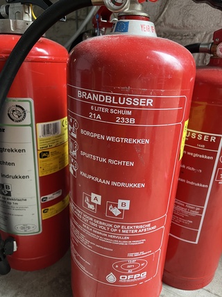 4x Brandblusser