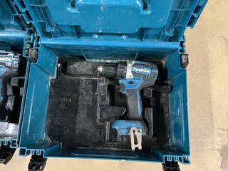 10x Bouwgereedschap/boormachines, 6x m-box Makita