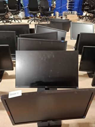 6x Diverse monitor o.a. LG, Samsung, Dell