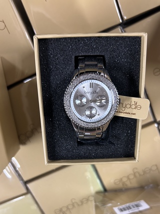32x Dameshorloge met metalen schakelketting Berydale, BD701-1