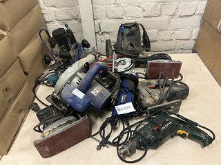 12x Divers bouwgereedschap W.o. bosch, metabo, gamma