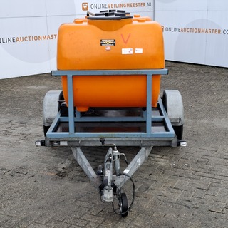 Aanhangwagen ingericht met hogedrukreiniger, Hapert/Empas, R13-02