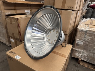 4x High bay Light HB1 120W met industriële kap Ellipz Lighting