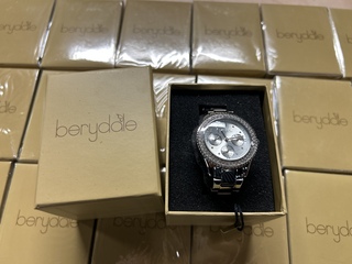 47x Dameshorloge met metalen schakelketting Berydale, BD701-1