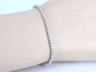 Gouden tennisarmband met diamanten 3.50 carat