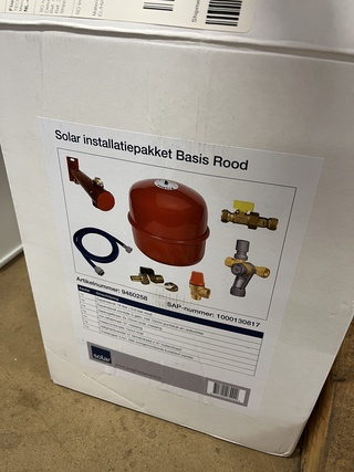 Solar installatiepakket basis rood Solar nederland