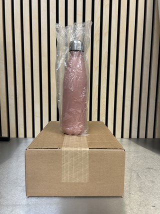 20x Drinkfles, thermosfles 500 ml Levivo, roze
