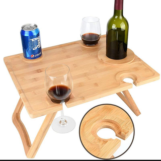 11x Bamboe wijntafel 43×32 cm