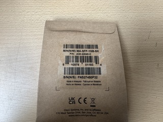 12x 1000Base SX Multi-Mode Transceiver Cisco Meraki, MA-SFP-1GB-SX