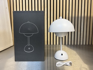 7x Design tafellamp verschillende kleuren wit licht, dimbaar en oplaad