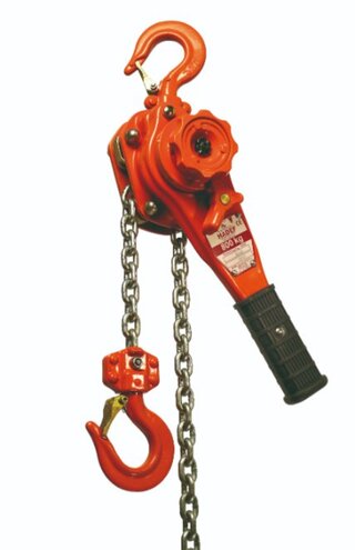 2x 53/09 800kg 1.5m rateltakel met certificaat, HADEF Professional