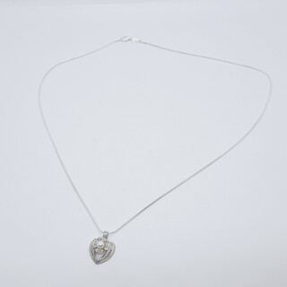 Zilveren collier met zoetwaterparel