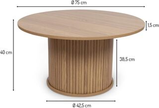 Salontafel, diameter 75cm Milton & oldbrook, Almeria