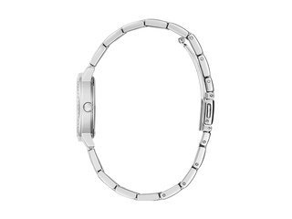 Guess Dames Horloge Melodie 28 mm   Zilveren Toon/Zilveren Toon/Wit