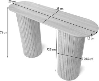 3x Console tafel Milton & oldbrook, Glina