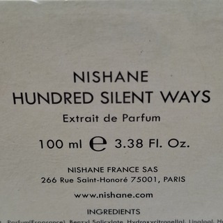 Extrait de Parfum, 100ml, Nishane, Hundred Different Ways