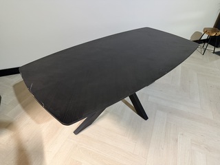 Eettafel – Deens Ovaal – Visgraat – 200 cm – Nieuw Onderstel Richfield
