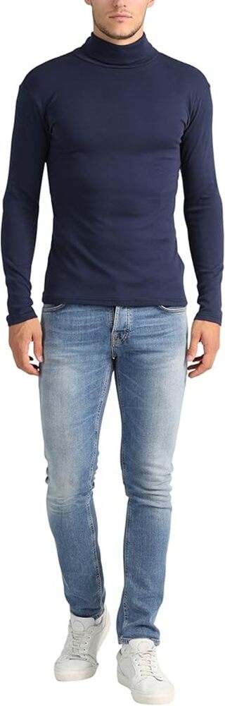 12x Set van 2 heren coltrui maat s Lower east, donkerblauw