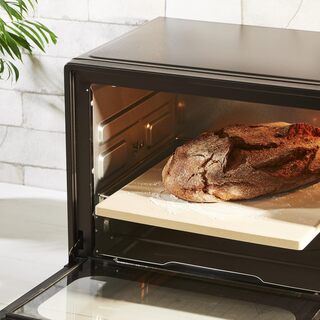 2x Pizzasteen, broodbaksteen van hittebestendig cordieriet 30x38x1,5 c