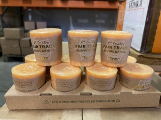 Ca. 288x Fair trade Votive kaarsen