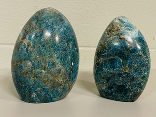 2x Apatiet vrije vorm, blauw