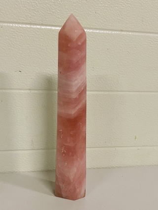 Rozenkwarts obelisk XL, roze