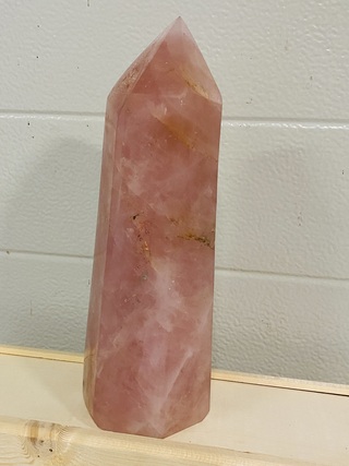 Rozenkwarts obelisk 6-zijdig, roze