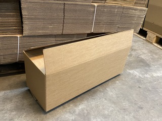 Ca. 540x Verzenddozen 65x23x23cm, bruin