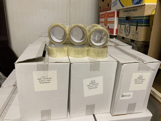 9x Dozen a 36 rollen plakband Lowe Noise  , transparant