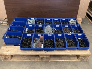 Partij diverse soorten bevestigingsmateriaal