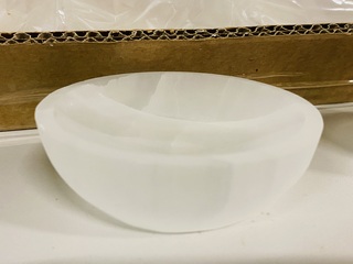 Ca. 11x Seleniet schalen rond