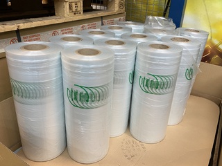 Ca. 33x Rollen luchtkussenfolie, Pregis