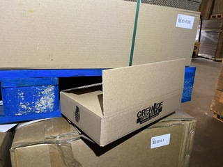 Pallet ca. 1620 verzenddozen 30x19x6cm, wit