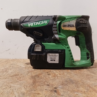 SDS boormachine (accu), Hitachi, DH25DL, Groen, 2016
