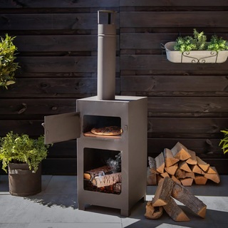 Design tuinhaard met pizzaoven