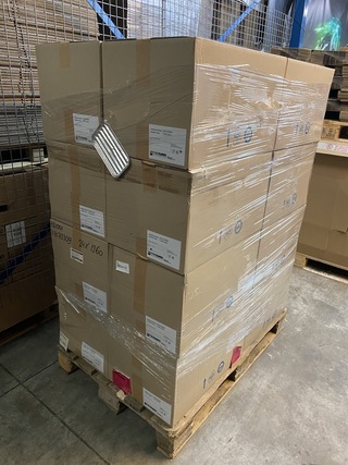 Ca. 16x Dozen a 1260 stuks aluminium grillschalen, zilver