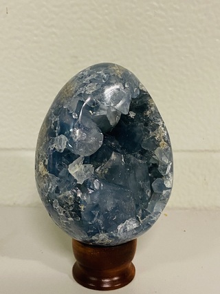 Celestien eivorm, blauw