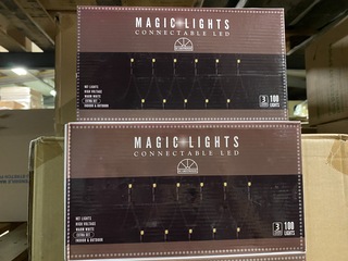 Ca. 35x Professionele lichtnetten, 2×1 meter