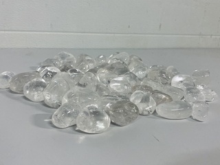 2,5 kg Bergkristal trommelstenen XXL