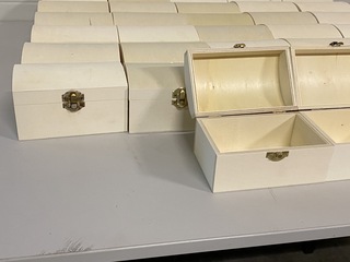 Ca. 32x Houten kistjes