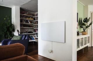 Frameloze infraroodpaneelverwarming 600 Watt, Sun Direct, IC600, wit