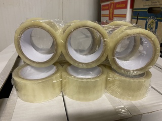 9x Dozen a 36 rollen plakband Lowe Noise  , transparant