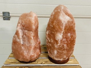 2x Himalaya zoutlamp XL