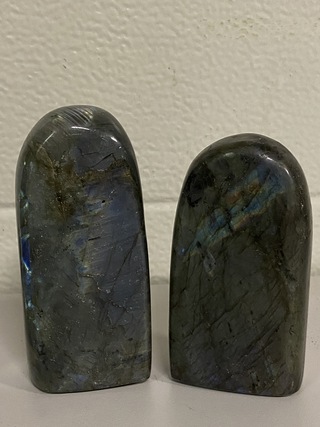 8x Labradoriet gepolijste vrije vorm