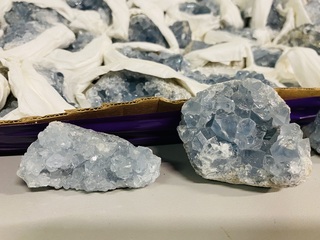 Ca. 40x Celestien brokjes