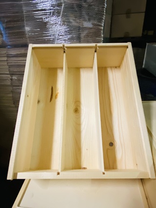 Ca. 16x Geschenkkist wijn/drank 3-vaks