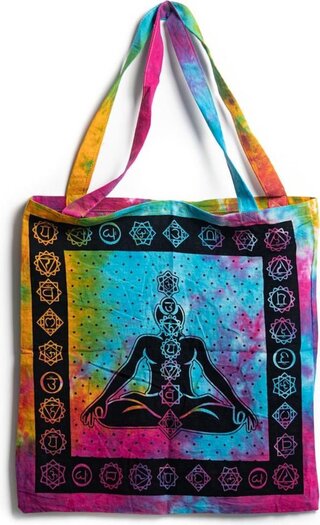 Ca. 50x Tote Tas Katoen – 7 Chakra meditatie
